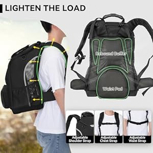 Petsfit-Pet-Dog-Carrier-Backpack-with-Upgraded-Weight-Reduction-Design-Cat-Dog-Backpack-with-Large-Ventilations-Easy-Fit-for-Traveling-Hiking-Camping-for-Small-Medium-Dogs-and-Cat-Black - Cucciolini Doodles   Petsfit-Pet-Dog-Carrier-Backpack-with-Upgraded-Weight-Reduction-Design-Cat-Dog-Backpack-with-Large-Ventilations-Easy-Fit-for-Traveling-Hiking-Camping-for-Small-Medium-Dogs-and-Cat-Black