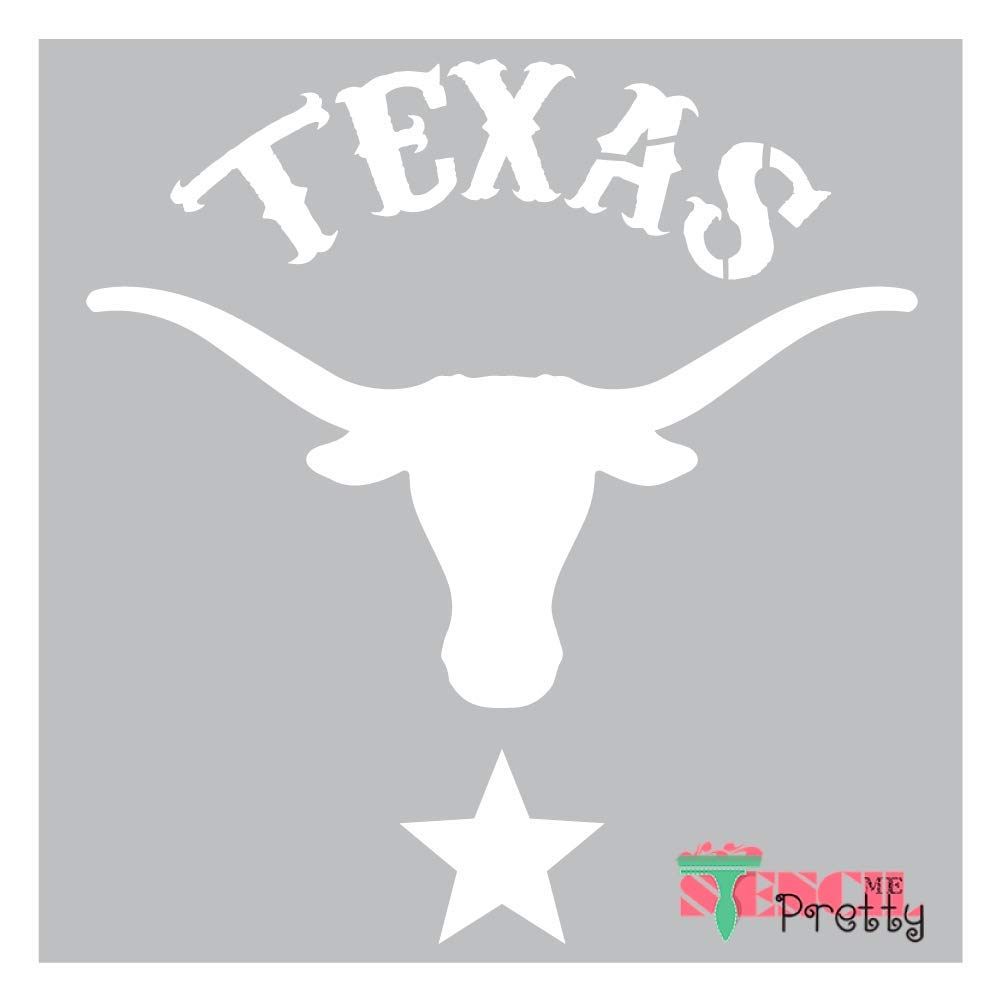 Buy Lone Star State Longhorn Bull Stencil Texas DIY TemplateXL (18.5