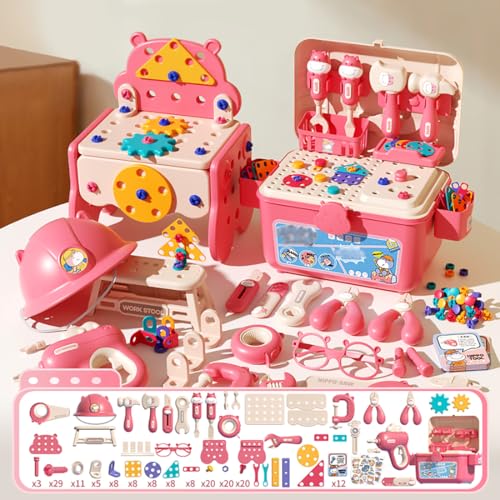 ��H���񂲂��� �������� �H��Z�b�g �d���h���� 55/88/175/214PCS �m��ߋ� �v���[���g DIY 3�� 4�� 5�� (�s���N�i214PCS�j)