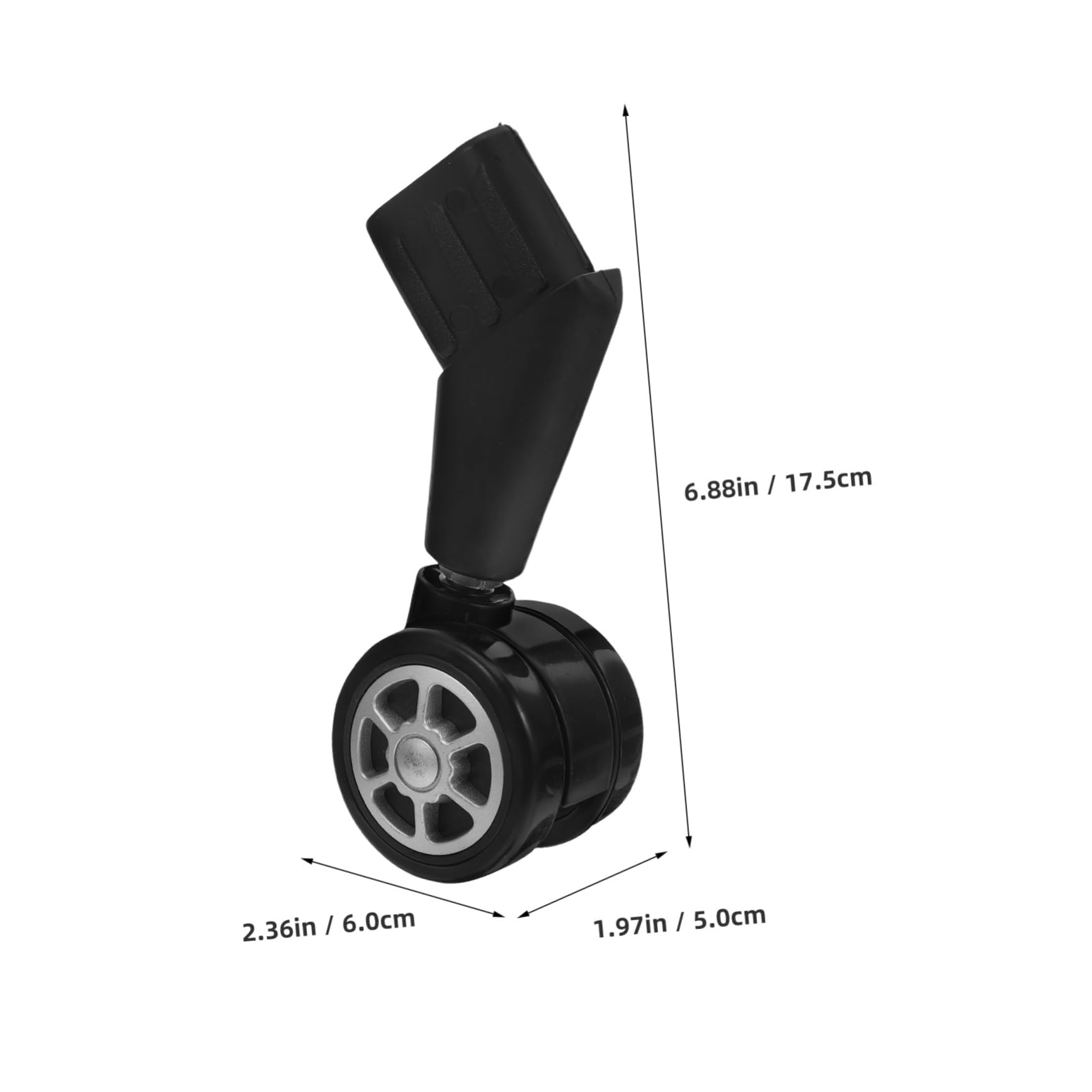 Ruedas Giratorias 4 Piezas de Repuesto, para Silla de Oficina