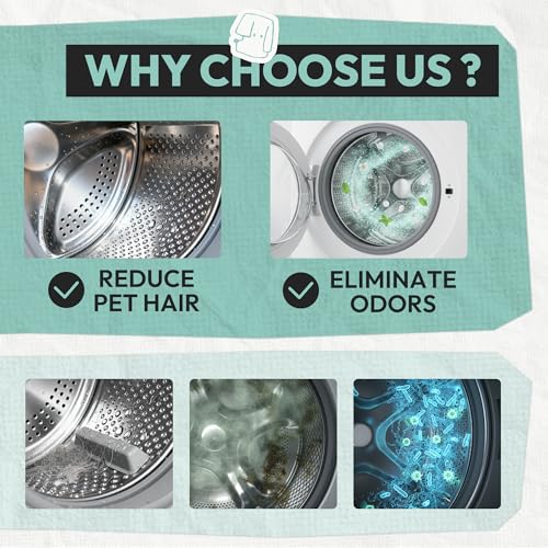 Washing Machine Cleaner Tablets 24 Pack for Pet Owner- Deep Cleaning Descaler & Deodorizer for HE Front Load & Top Load Washers, Septic Safe, Eco-Friendly, 12 Month Supply — view 4