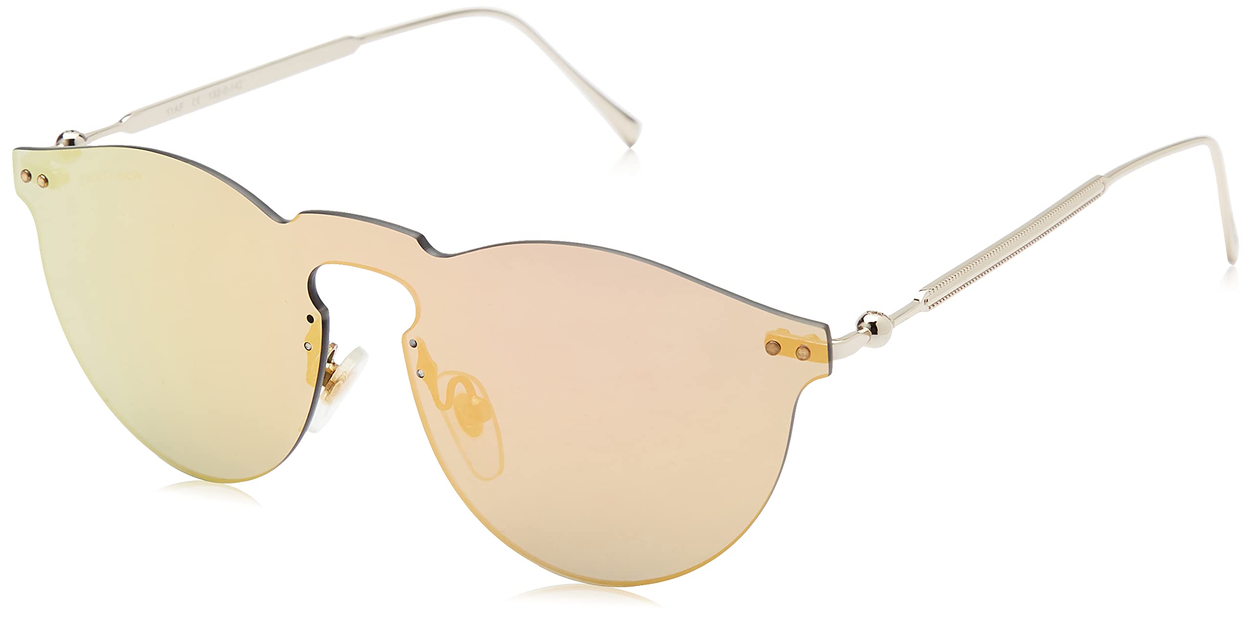 Mirrored Round Women's Sunglasses - (U005PK1F|100|Blue Color)-image-33
