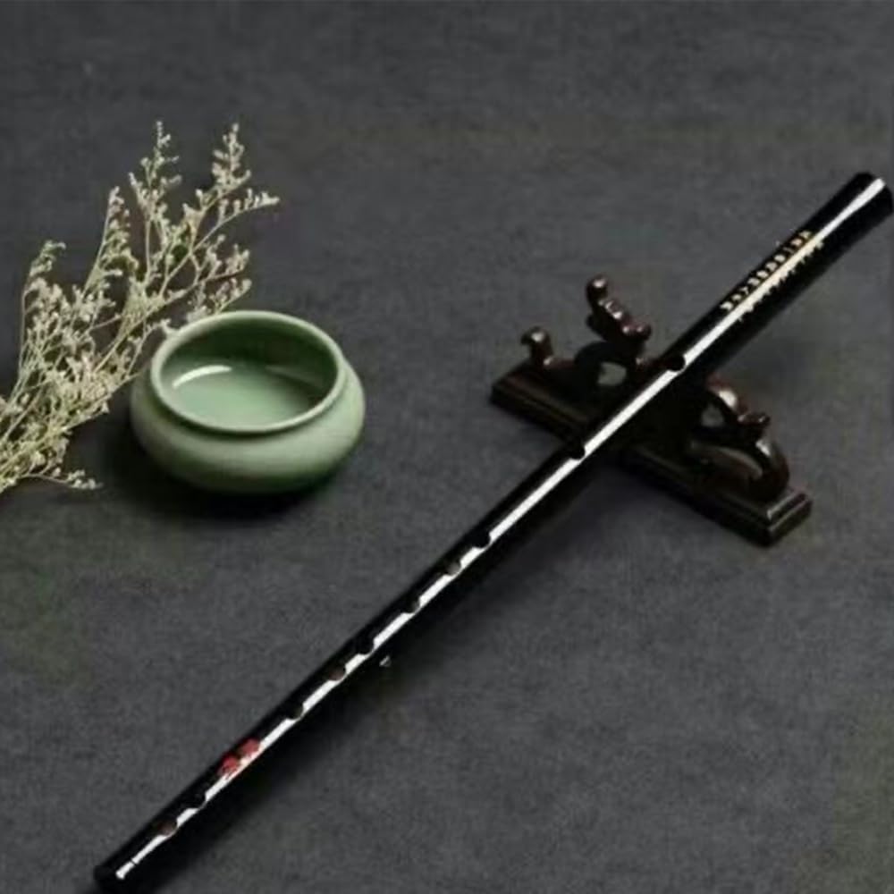 Wei Wuxian Flûte en bambou de style ancien pour cosplay Chen Qing pour débutant (flûte, 50 cm)