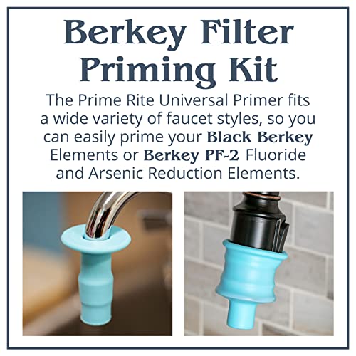 Berkey Filter Priming Kit in Use