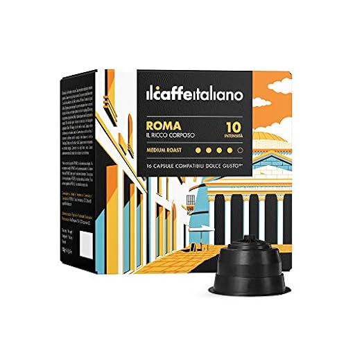 Il Caffè Italiano Capsulas Compatibles Dolce Gusto Roma 96 uds | Cápsulas Dolce Gusto Compatibles Con Aroma Rico e Intenso | Cápsulas Nescafe Dolce Gusto Compatibles Made In Italy | Frhome | Ya disponible en tu tienda friki favorita! En mundofriki.es!