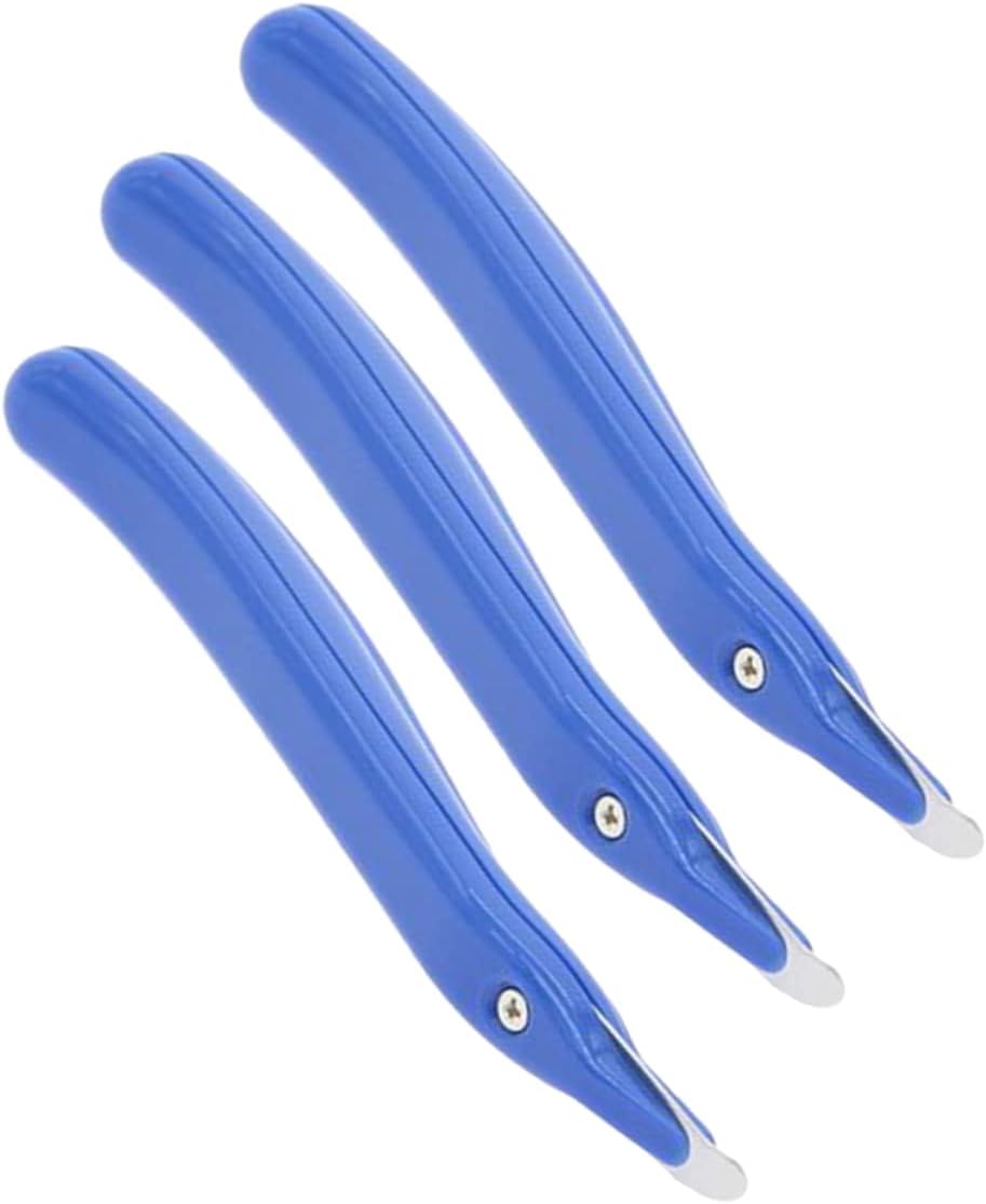 3個 ハンドヘルド ステープル リムーバー 道具 磁気 真空 針なし キット 引き手 三つ nail clipper ホッチキス用ホッチキスリムーバー 釘抜き ステープルリムーバー