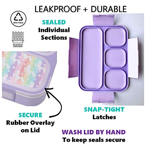 Kinsho GO-VYA2-7R6A Unicorn Bento Lunch Box thumb #4