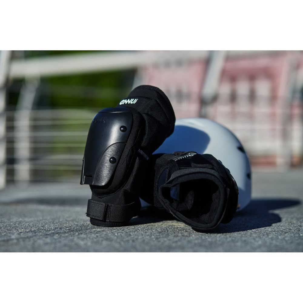 Ennui Ave Knee Gasket - Rodilleras acolchadas, color negro, talla L