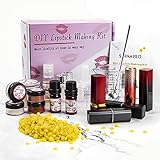 DIY Lipstick Making Kit -Homemade, Natural Lipstick | Includes Lipstick Tubes and Mold , Essential...