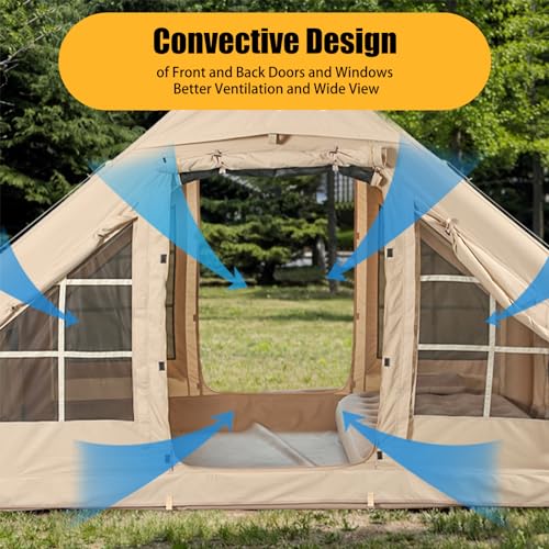 Wenzefzzb Inflatable Camping Tents With Hand Pump thumb #5