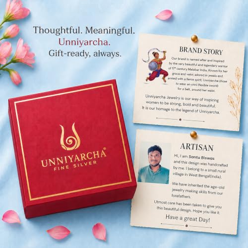 Image of Unniyarcha 925 Sterling Silver God Blessings Rakhi for Men | Certified Silver Raksha Bandhan Rakhi for Brother