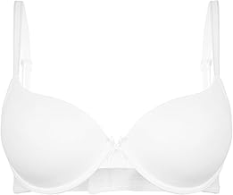 Lascana Women's Cup Bra »Ela - »Perfect Basic« Comfortable, Full Cup, Seamless Preformed Cups, High-Quality Tactel Quality - Available in Many Colours and Sizes