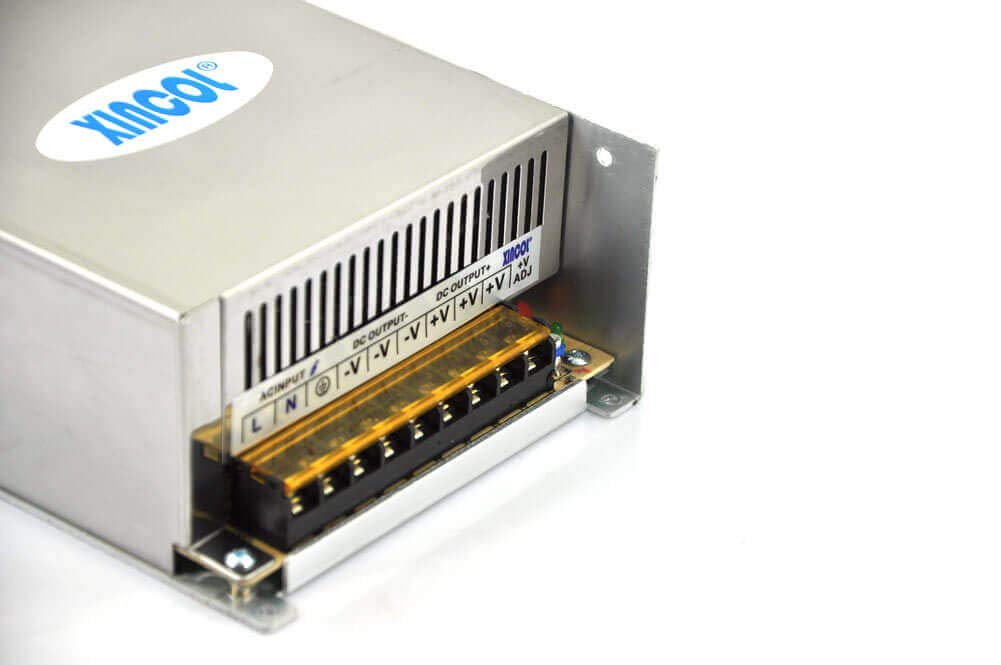 XINCOL AC na DC konwerter AC110 V/220 V na DC 24 V 20 A 500 W zasilacz transformator regulowany do taśmy LED, CCTV, kamery, projektu komputerowego itp.