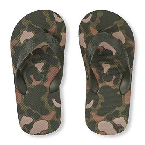 The Children's Place Unisex-Child Bb Camo Ff Flat Sandal