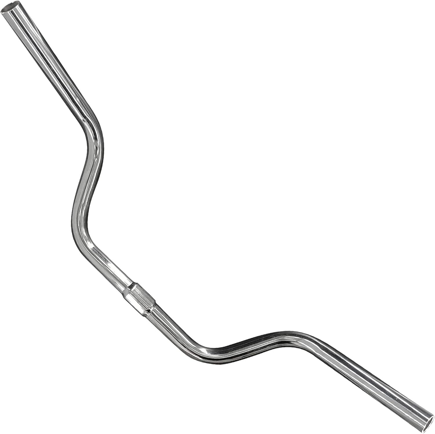 Riser Handlebar - Great for Mountain, Road, and Hybrid Bikes - Multiple Rise Options (Silver, 25.4mm)
