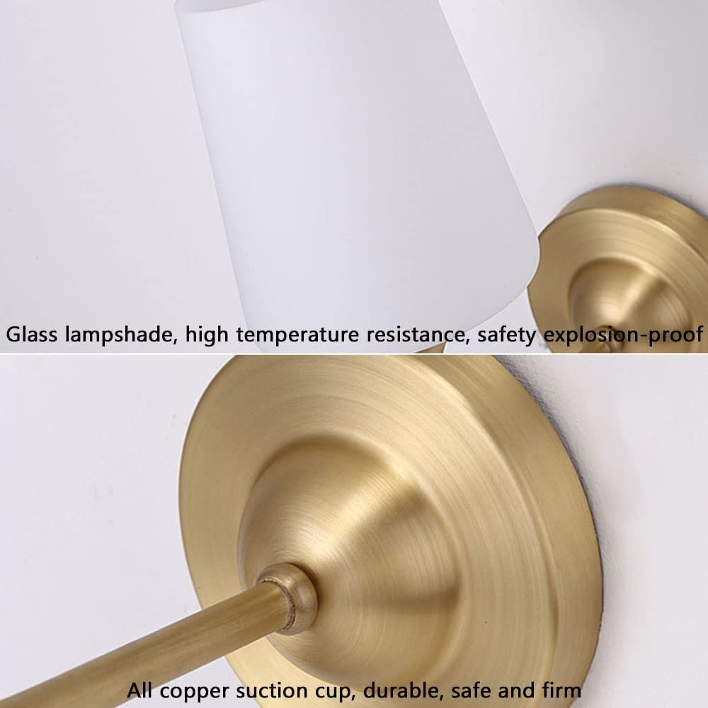 Luxus wandleuchten Alle Kupfer Einfache Rustikale E27 Wandleuchte Retro Wohnzimmer Esszimmer Wandleuchte Hotel Schlafzimmer Nachttisch Studie Nacht Leselampe Gang Gang Glas Wandleuchte