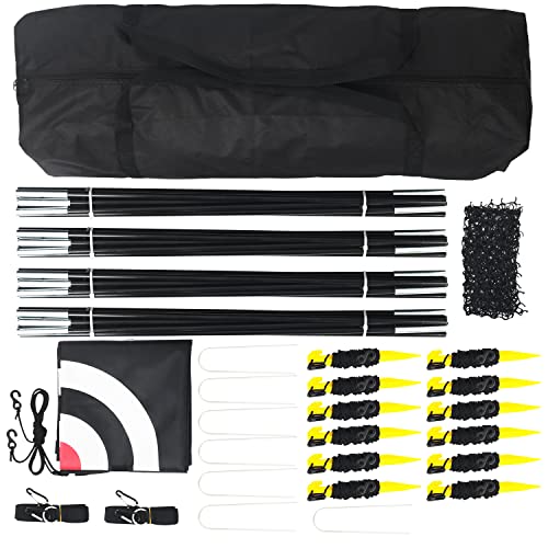 Upgrade 30Ft Baseball And Softball Batting Cage Net And Frame, Large Batting Cages Net With Steel Frame For Home - Backyard Batting Cage With Pitching Backstop And Carry Bag #TOP5