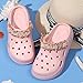 Platform Clogs for Women's Outdoor Fashion Charms Beach Shoes Summer Lightweight Slippers Pink Streamer 41