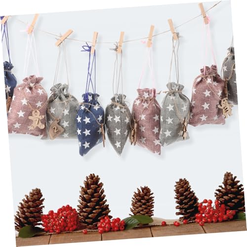 Pochette snack avec cordon pour cadeaux et compte à rebours