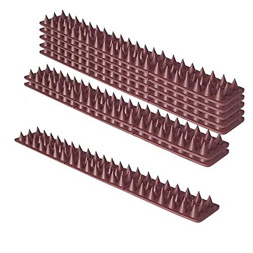 Defender Spikes, Upgraded Bird and Cat Repellent for Pigeon, Small Animals - Protect Your Sofa, Garden, Outdoor Walls, 8 Pack