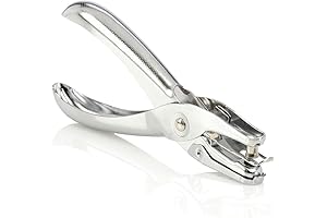 Swingline Single Hole 5-Sheet Punch: Chrome