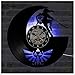 Produktbild ZhangXF Legend of LED Leuchtende Schallplatten Wanduhr, 12" Retro Lp Hintergrundbeleuchtung Moderne Manuelle Kunst Dekoration Nachtlicht Uhr Sieben Farben