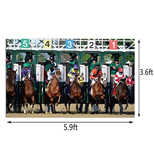 Fondo Fotográfico Kentucky Derby 110x180 cm Pudodo miniatura 3