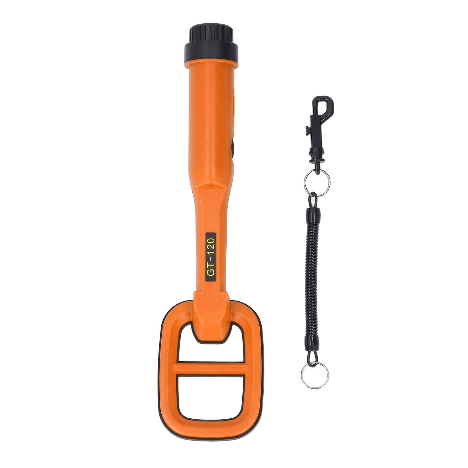 Détecteur de Métaux Coil Portable, Findeur de Pièces sous-Marines Portable 9.84ft IP68 Treasure Scanner Locator Finder Gold Light LED, pour Les Fonds Marins du Lac (Orange)