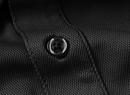 BASUDAM Men's Polo Shirts with Pocket Quick Dry Short Sleeve Active Performance4