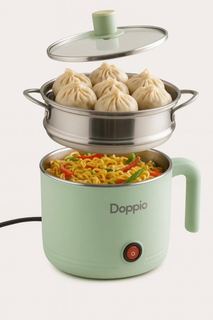 Doppio Electric kettle for (2L, silver) | Water Boiler-picture-16