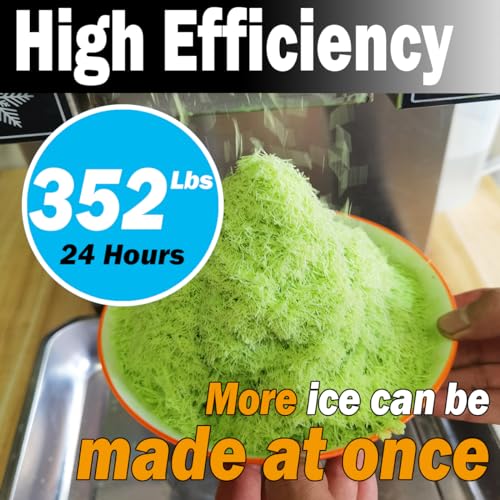 Máquina de hielo para encimera con ajuste de grosor 352.7LB miniatura 4
