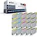 Produktbild 20x XL Tintenpatronen für Epson Stylus SX218 SX400 SX400WiFi SX405 SX405WiFi SX410 SX415 SX417 SX510W SX515W SX600FW SX610FW T0711 T0712 T0713 T0714 - Sparset (8x Black, 4x Cyan, 4x Magenta, 4x Yellow)