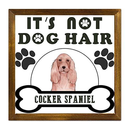 Tableau bois Cocker Spaniel le cadeau idéal pour amoureux de chiens