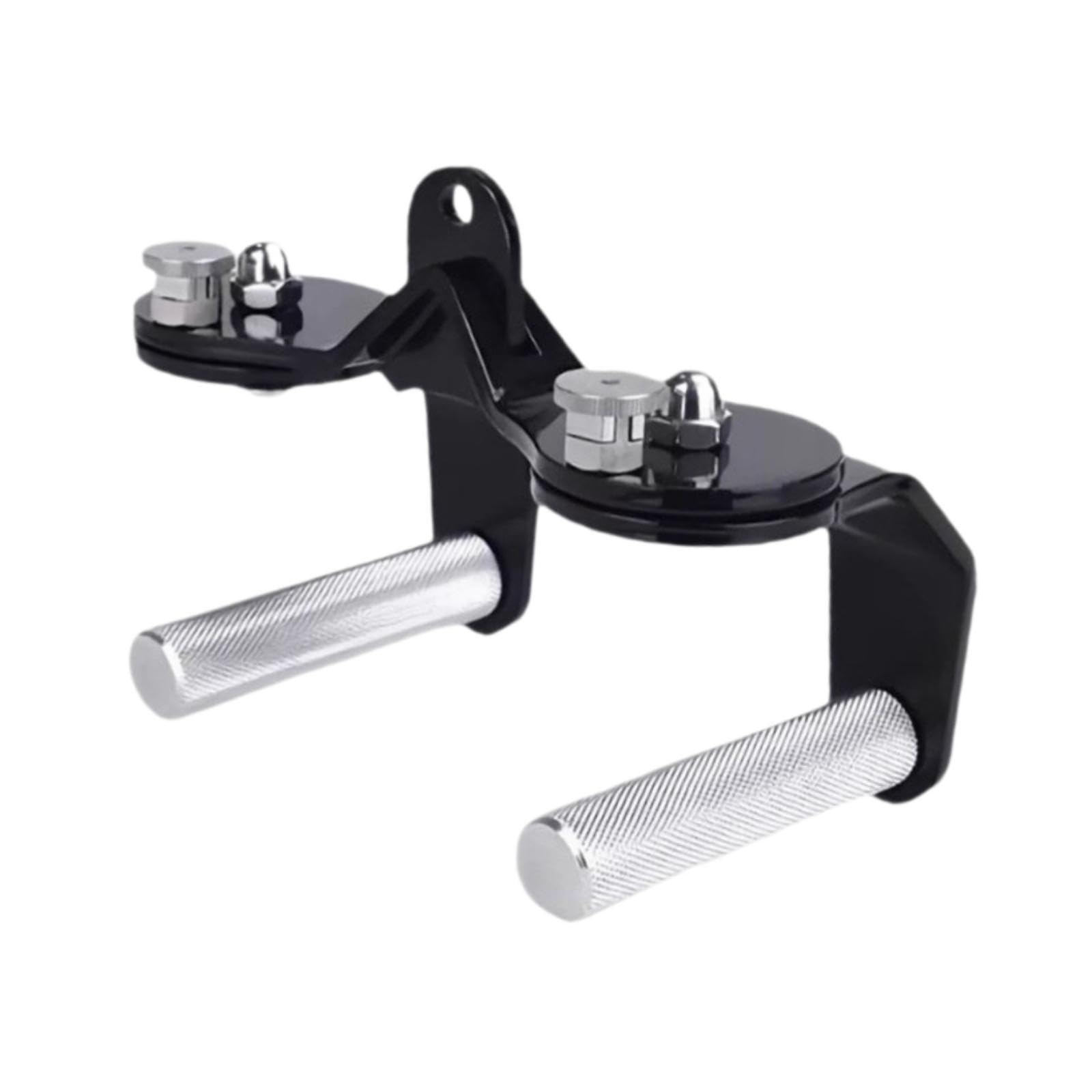 3 Piezas Mango Ajustable de Gimnasio con Agarre Ergonómico Antideslizante Placa de Refuerzo Accesorios para Espalda y Tríceps Adecuado para