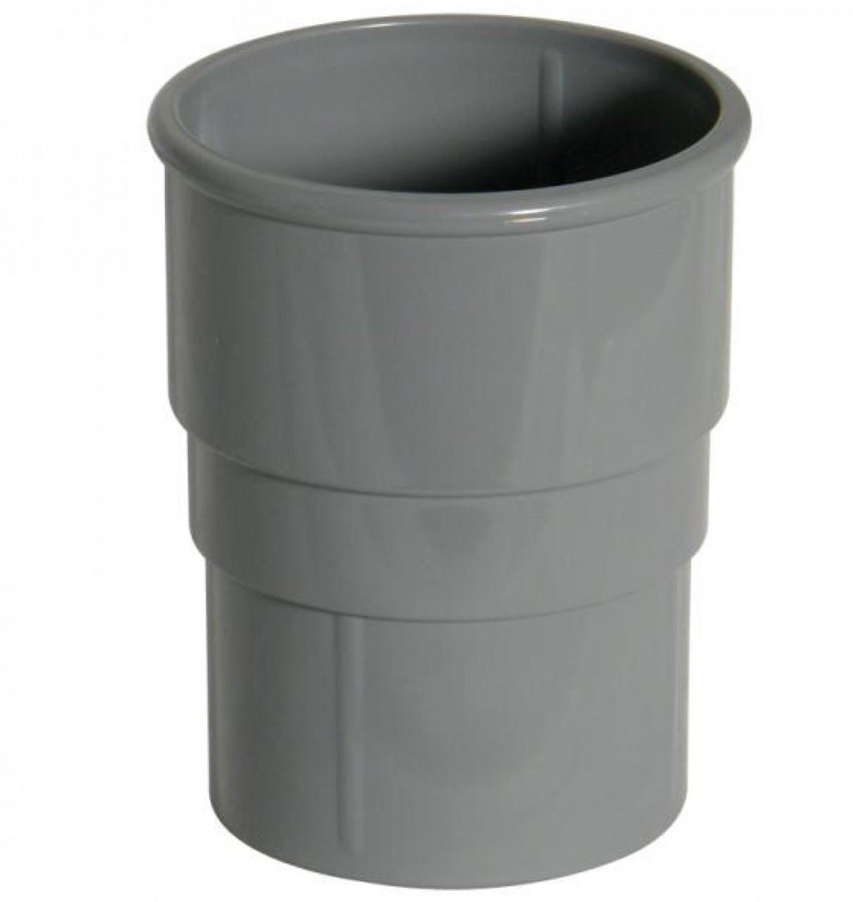 Floplast Grey 68Mm Round Gutter Pipe Socket