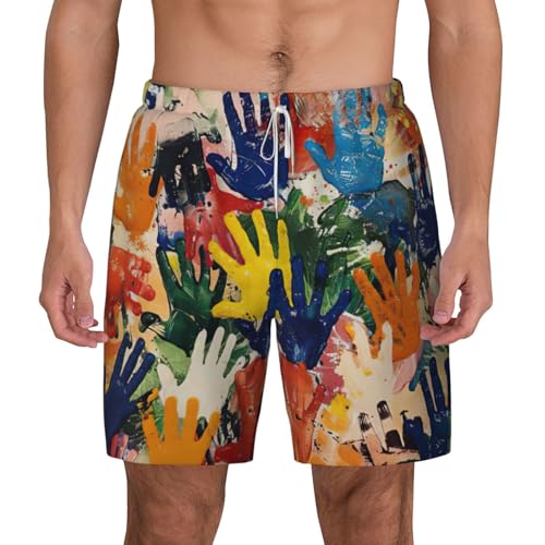 Short de bain pour homme respirant et imprimé pour le surf d'été