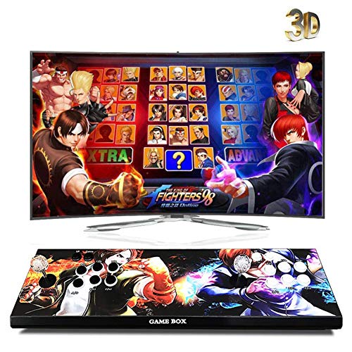 Pandora's Box 3D Home Arcade Konsole Video Spiel-Konsole, 3288 in 1 Joystick Spielkonsole, 4 Spieler Arcade-Maschine, Verbesserte CPU, 1280x720