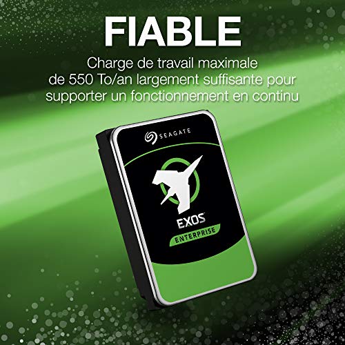 Seagate Exos 7E8 ST6000NM0115 Disque dur 6 To interne 3.5 SATA 6Gb/ 7200 toursmin mémoire tampon : 256 Mo - vue 3