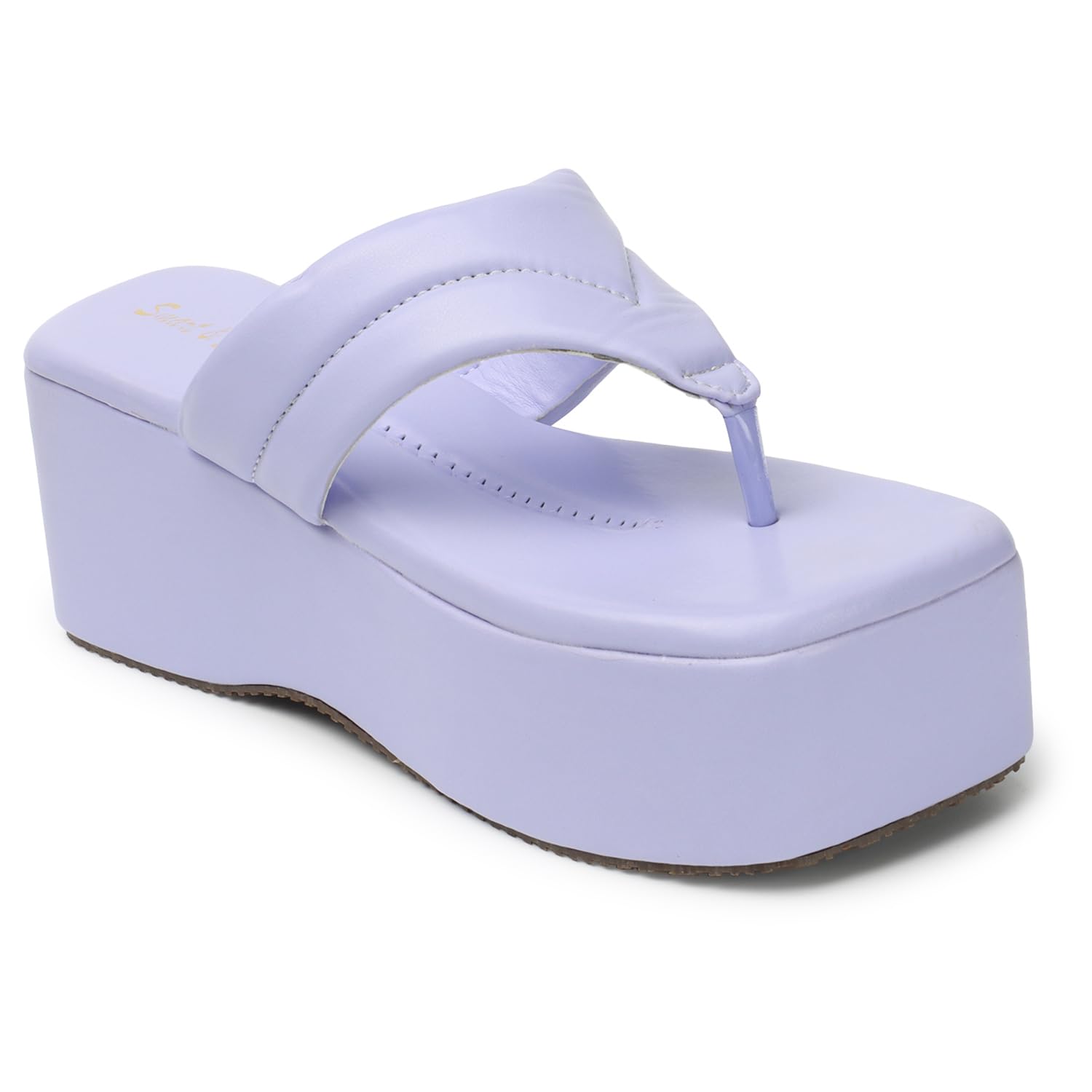 Smart & Sleek Trendy Retro Style Platform Heels For Women & Girls (Color-Purple, Size-8) (B0C9TJ1G73) Amazon Price History, Amazon Price Tracker