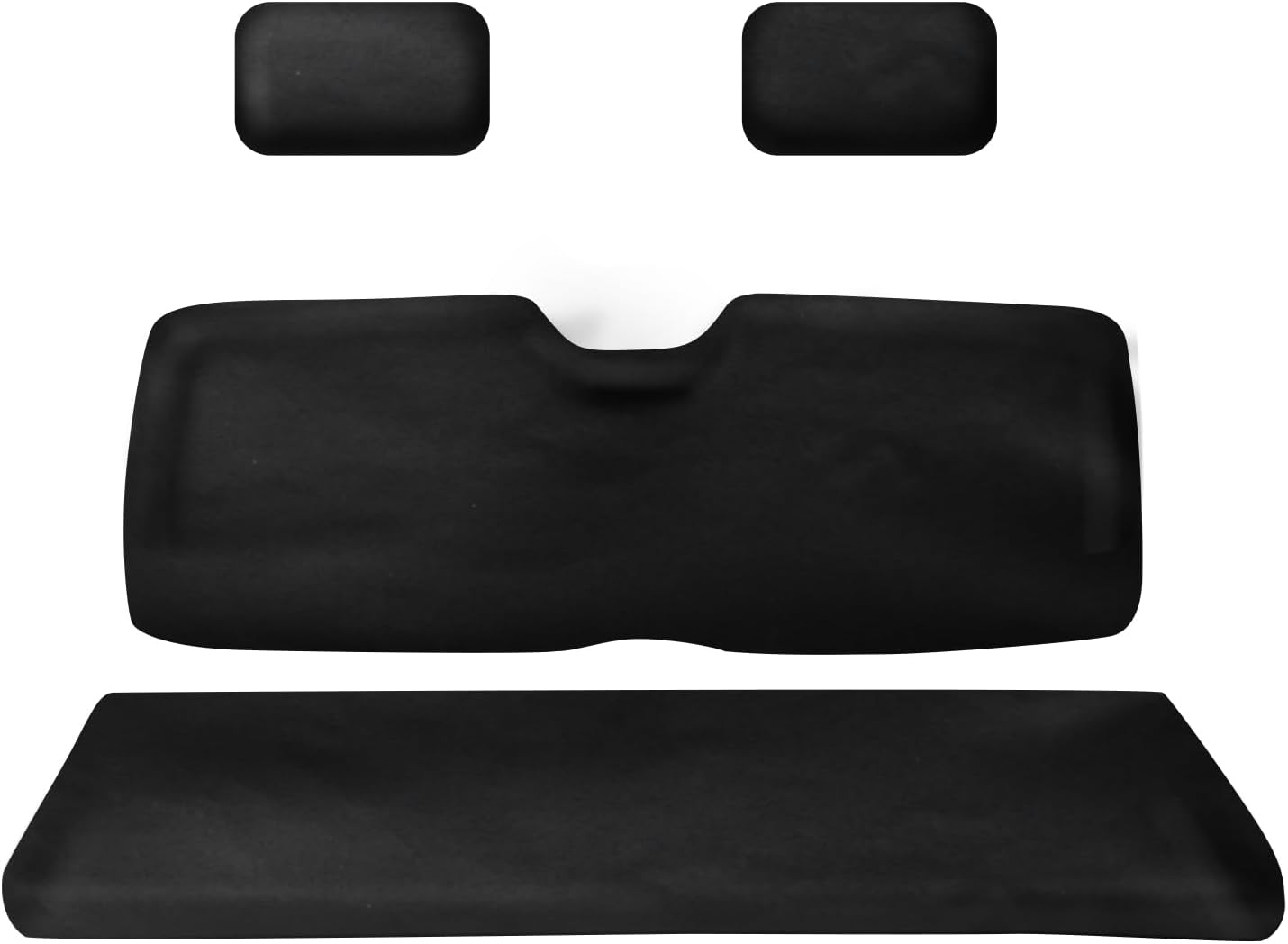 KEMIMOTO UTV Seat Covers Waterproof 1680D Compatible with Ranger 500 700 800 2002-2008, Black Bench Seat Cover with Durable Fabric and Waterproof PVC Coating，Parts Accessories
