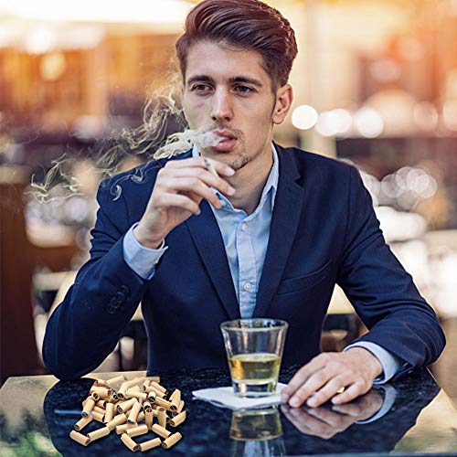 Golrisen 120 stuks pre-roll tips voorgerolde filtertips rolling papier handrol sigarettenpapier natuurlijk onherfined… - Image 7