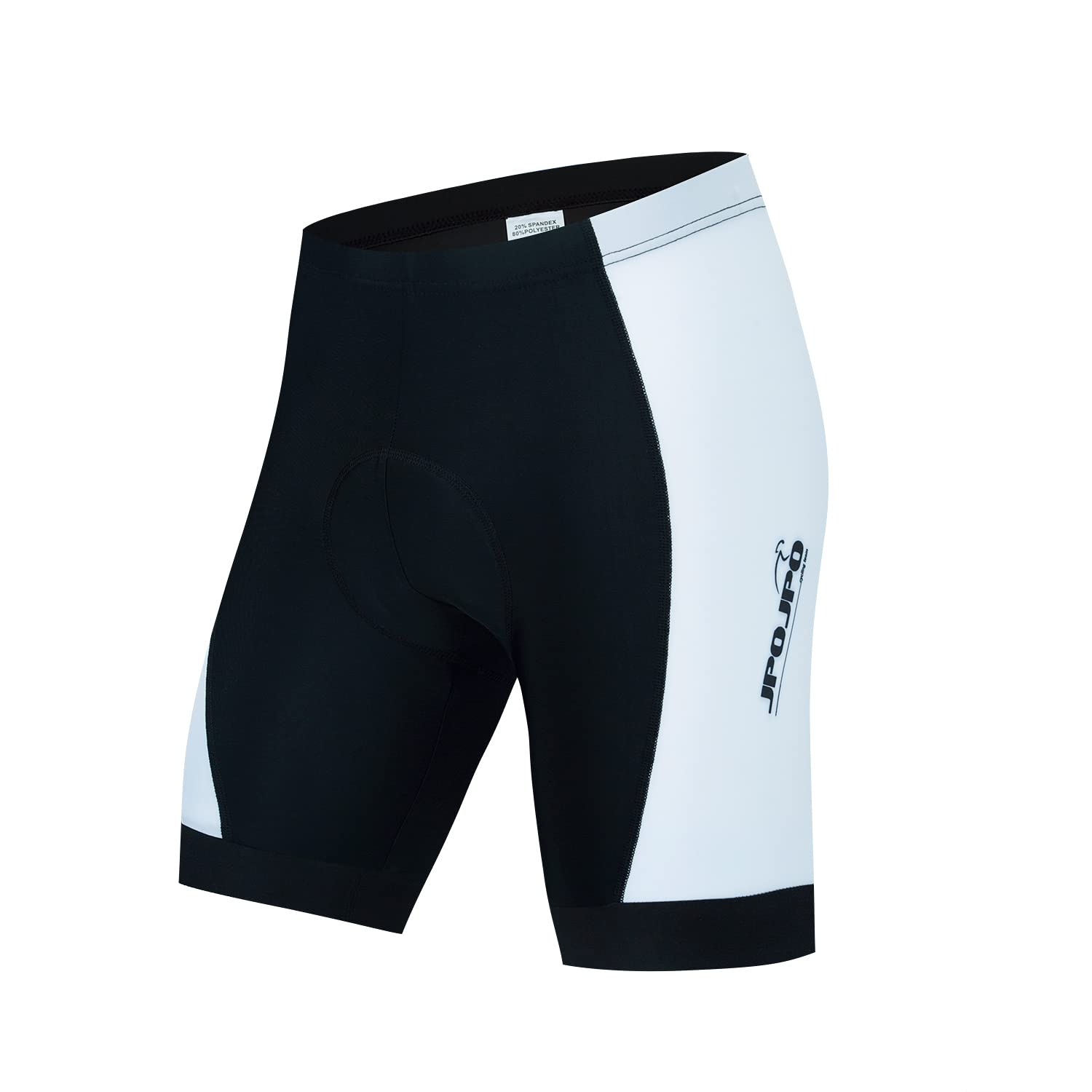 Men's Cycling Bike Shorts 5D Padded Bicycle Riding Bike Biking Pants Cycle Shorts Underwear White