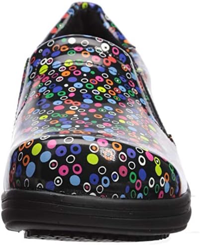 Easy Works Women's Bind Health Care Professional Shoe, Black/Bright MUL do, 6.5 X-Wide | Image 1