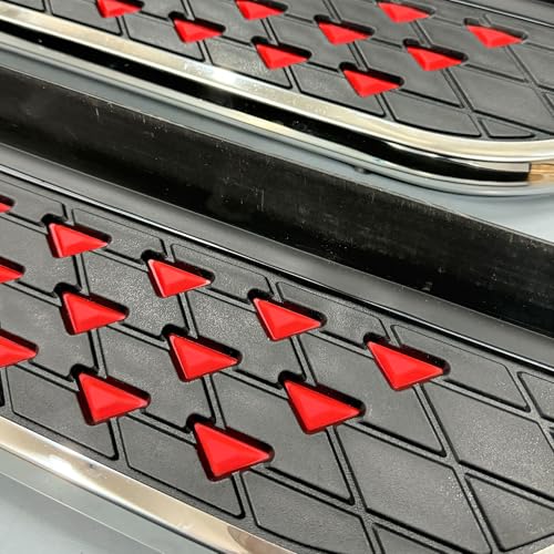 Estribos 2pcs Dodge Durango 2018-2025 aluminio y plástico miniatura 3