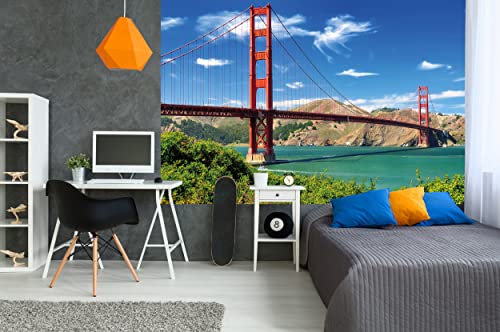 GREAT ART® Fotomurale - Golden Gate Bridge