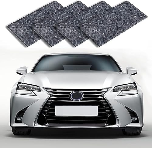 Nan o Sparkle Tuch, Magic Nano Sparkle Tuch für Auto Kratzer Entfernen Reparatur,Nanomagic Tuc h Car Scratch Remover für Reparatur von leichten Kratzfarben,Lackpflege, Autoreinigung (4 Stück)