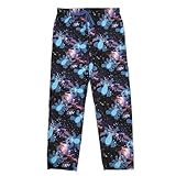 Bioworld Disney's Lilo & Stitch Galactic Stitch All-Over Print Men's Sleep Pajama Pants-Large