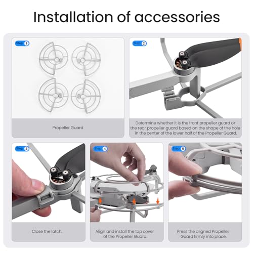 Image of DJI Mini 4K Protection Bundle, Drone with 4K UHD Camera for Adults, Under 249 g, 3-Axis Gimbal Stabilization, 10km Video Transmission, Propeller Guard, Landing Gear, Propellers Compatible