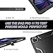 Soke Case for iPad Pro 11 Inch 2022/2021/2020/2018/iPad Air 5th/4th Generation,Built-in Screen Protector - Support 2nd Apple Pencil Charging - Heavy Duty Rugged Protective Kickstand Case - Black