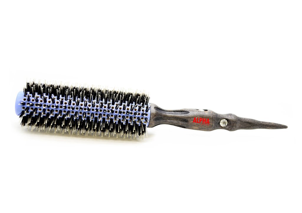 Round Hair Brush Dresser Board shine Brush Size S By Alpha New York